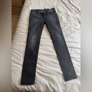Denham Faded Black Skinny Jeans